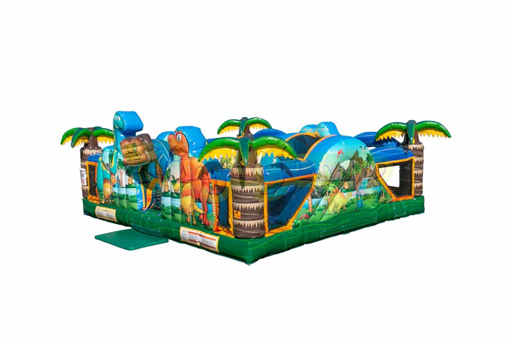 USAInflatables's tweet photo. 7 X 19 Dino World Toddler Playland #usainflatables - https://t.co/haJLawPZnQ
The Dinosaur-themed inflatable play structure guarantees hours of enjoyable physical activity. Each game has mesh windows for easy viewing. Free delivery and set-up in the Metro Area https://t.co/ZKtbkQ538O