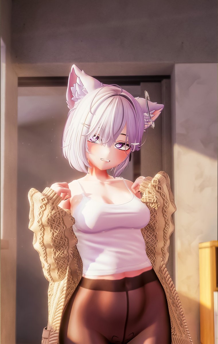 Qro_vrc's tweet photo. I love Stockings ~ 💖

#Airi3D https://t.co/Xd11e7yImv