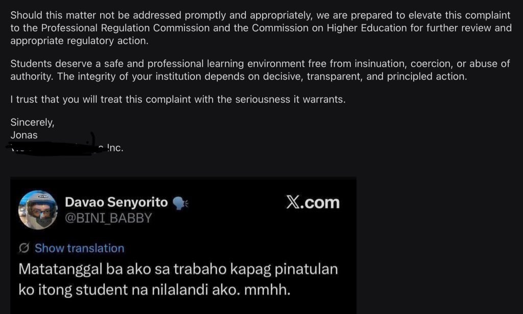 I just did. Walang lugar sa unibersidad ang mga gurong manyak, pedo, at groomer na kagaya mo.