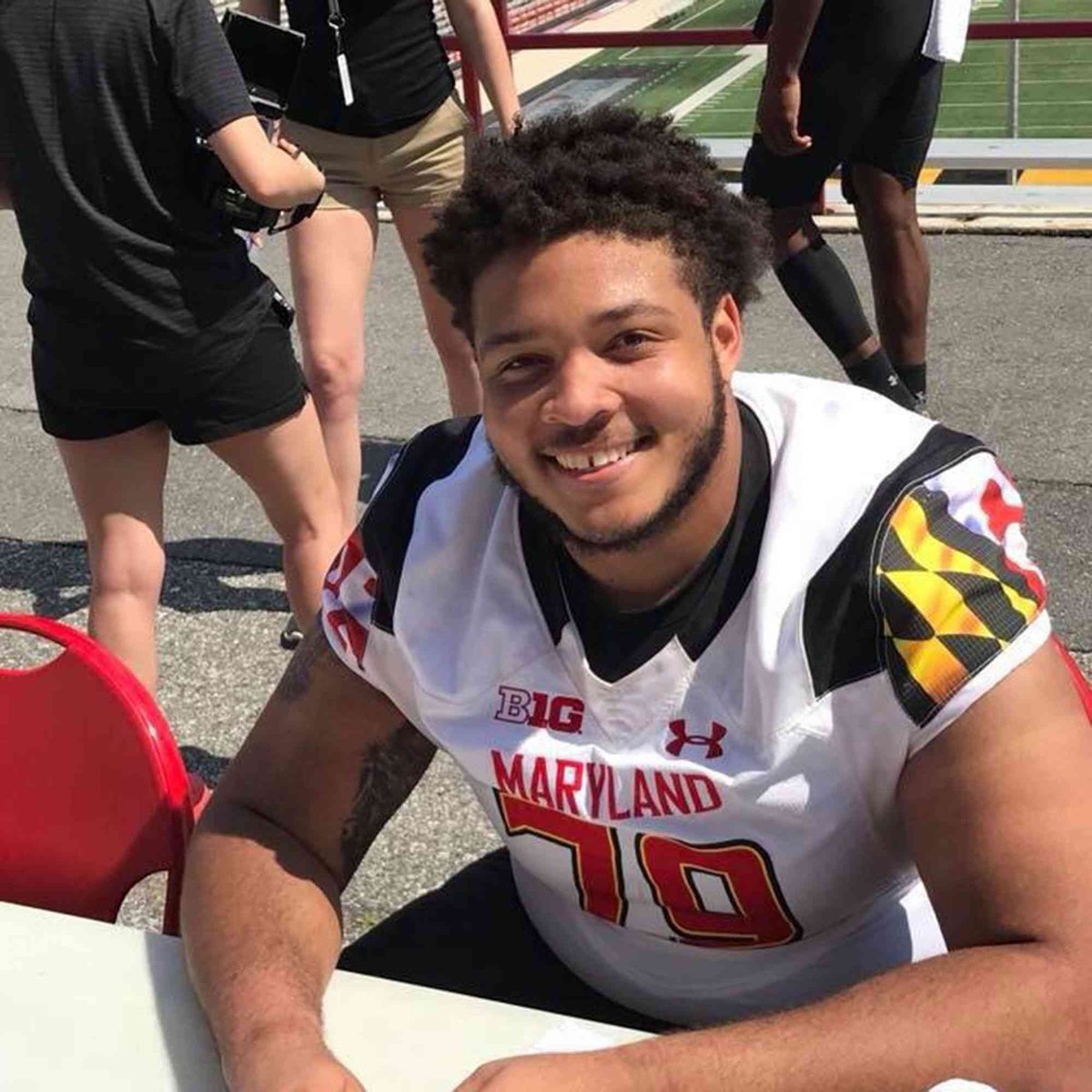 Terrapins247's tweet photo. Happy heavenly birthday to Jordan McNair, who would have turned 27 today ❤️ https://t.co/GekchrkfBf