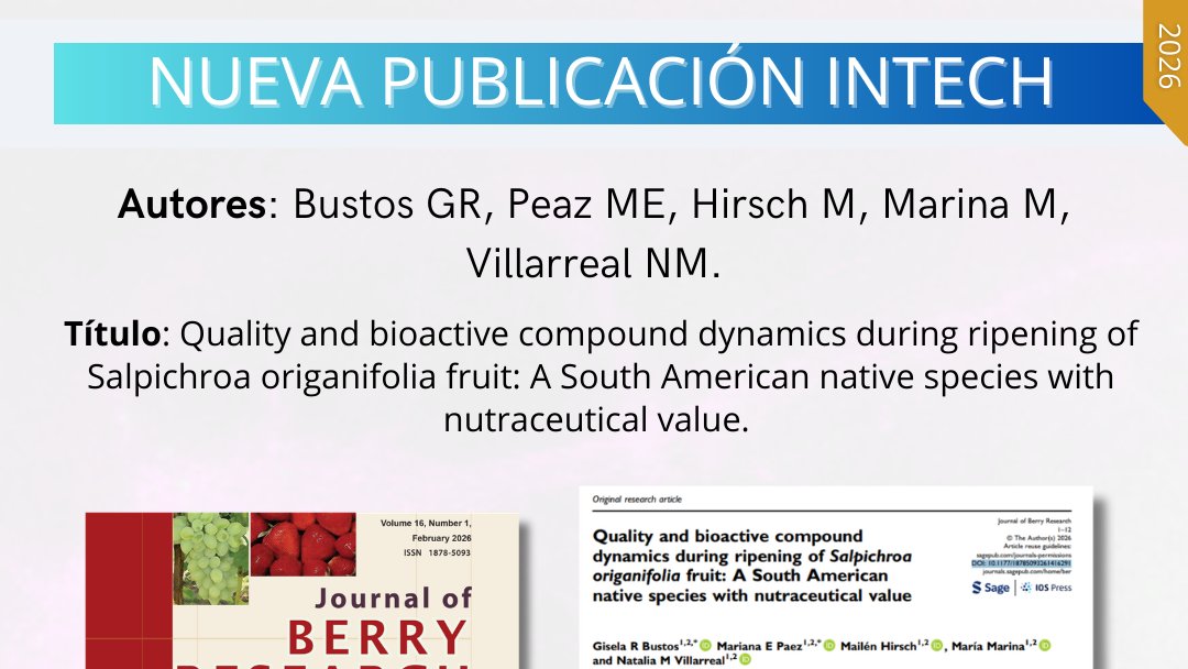 INTECH Chascomús tweet media