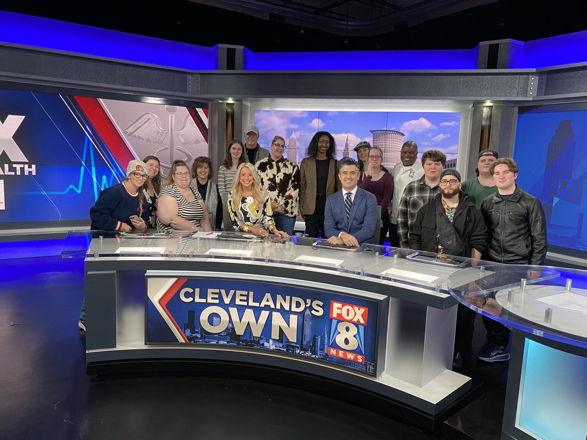 DJonesFox8's tweet photo. Last week I spent some time giving a tour of our station to the students of Lorain County Community College @lorainccc . They had a great time and was amazed at all the work it takes to put on a newscast. #clewx #ohwx #fox8cleveland https://t.co/bj4rOqEVgZ