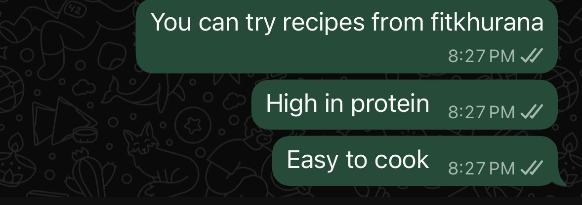 never thought I’d ever say this to anyone 🤯