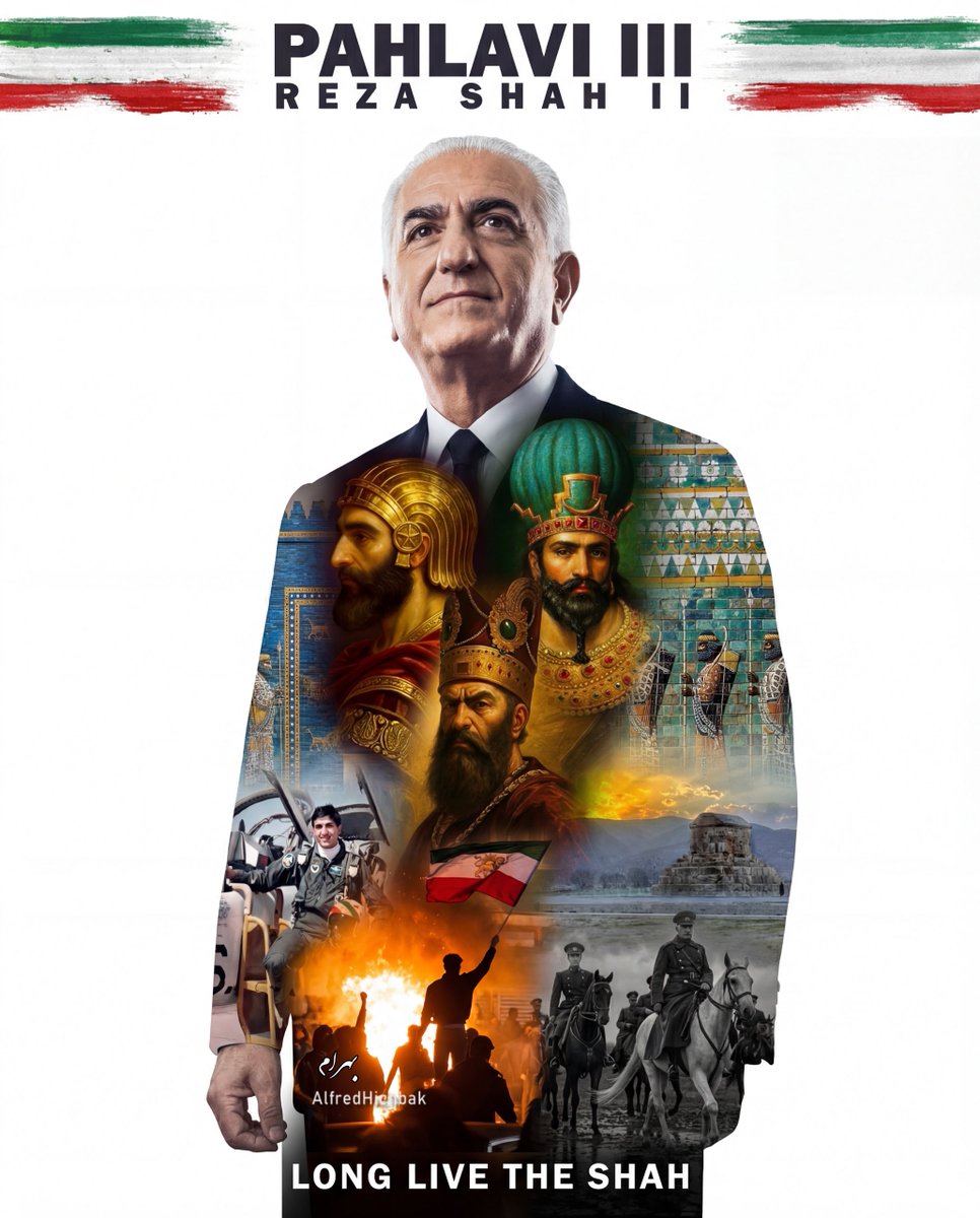 Verethragnan's tweet photo. Long Live the Shah
His Imperial Majesty Reza Shah II

#JavidShah 
#KingRezaPahlavi https://t.co/u9J8JGRrdA