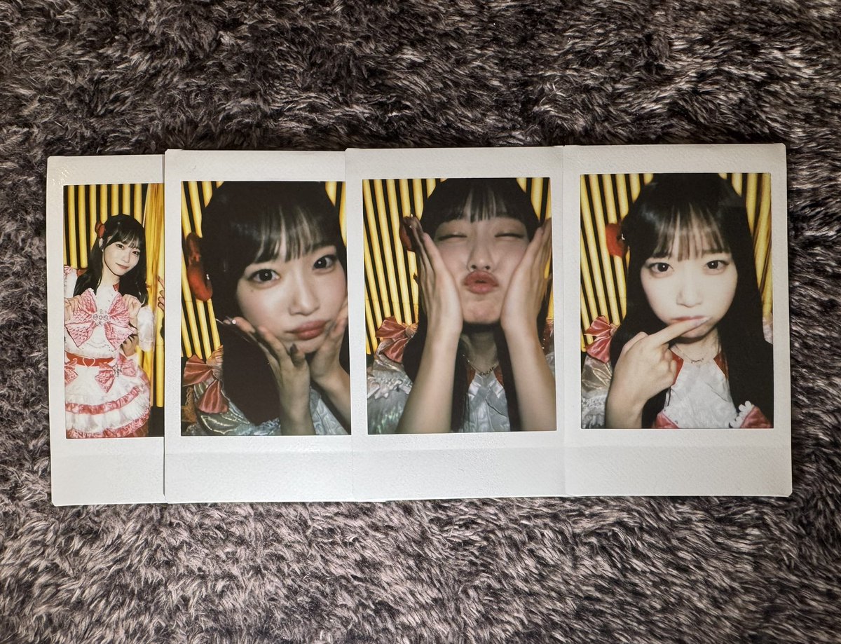 今日もライブ楽しかった！ そして、宿チェキ頑張ってくれたみたいで