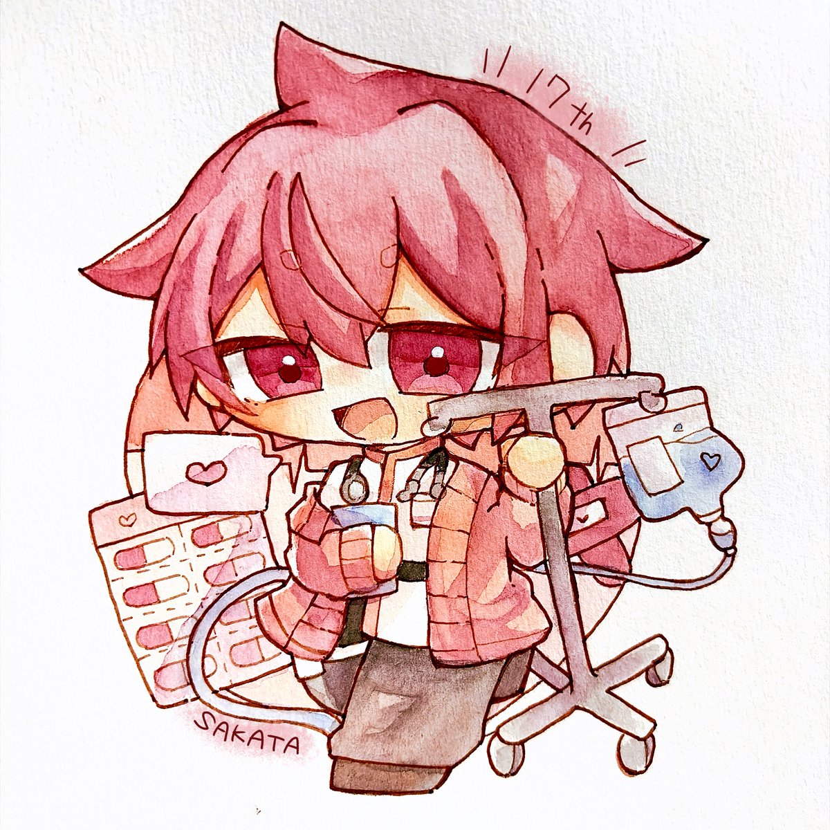 坂田さん活動17周年おめでとうございます！

#あほの坂田17周年 
#となりの坂田17周年 
#坂田です