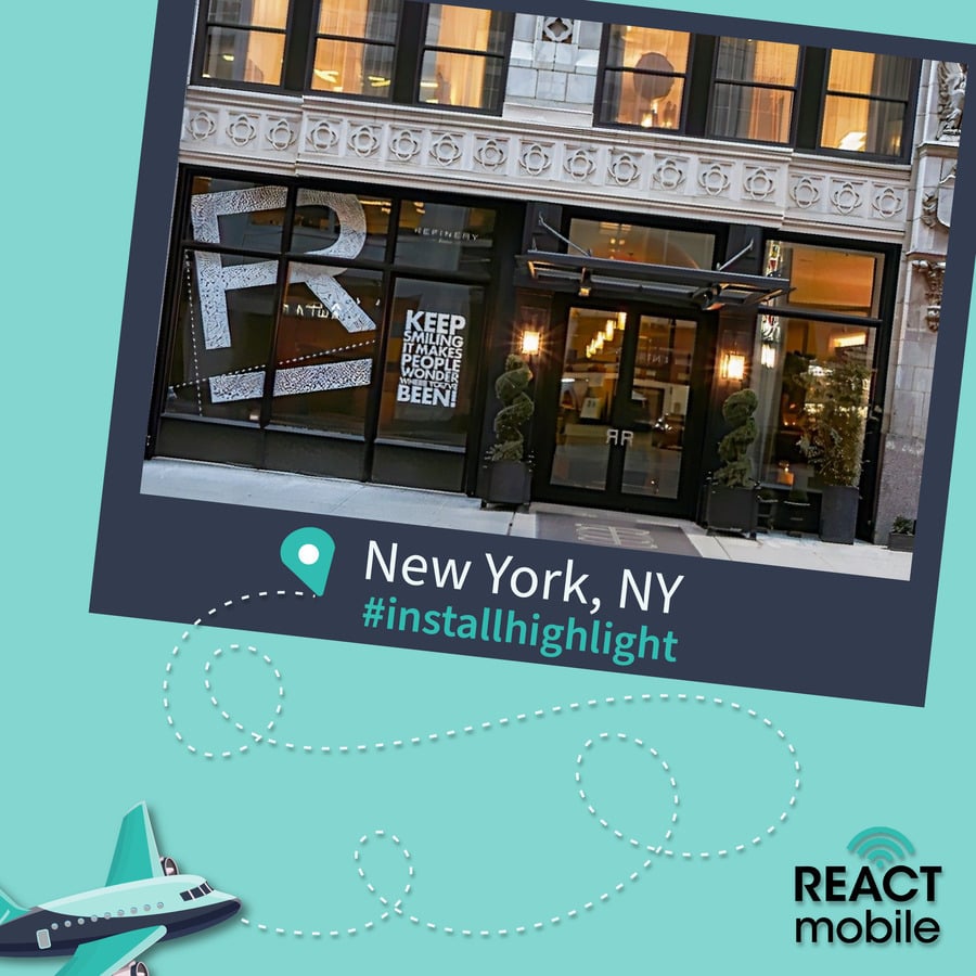 React Mobile tweet media