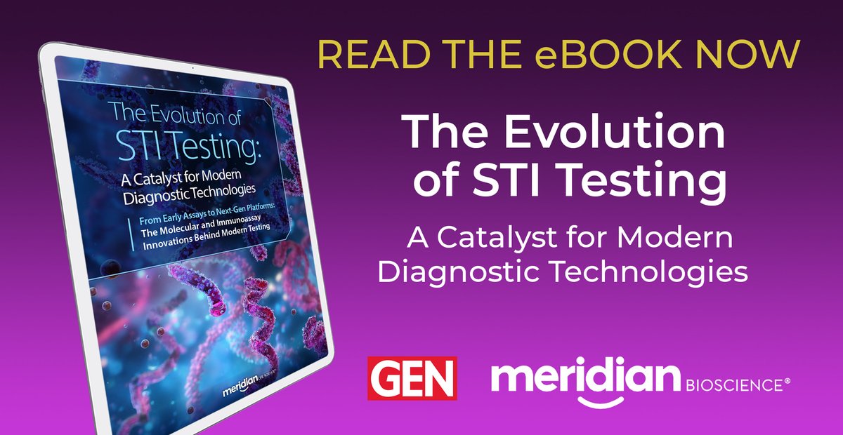 GENbio's tweet image. Discover the future of STI diagnostics with greater access, privacy, and global impact. Download our free eBook, sponsored by @meridian_bio: hubs.li/Q043R--50 #STI #Diagnostics #Innovation