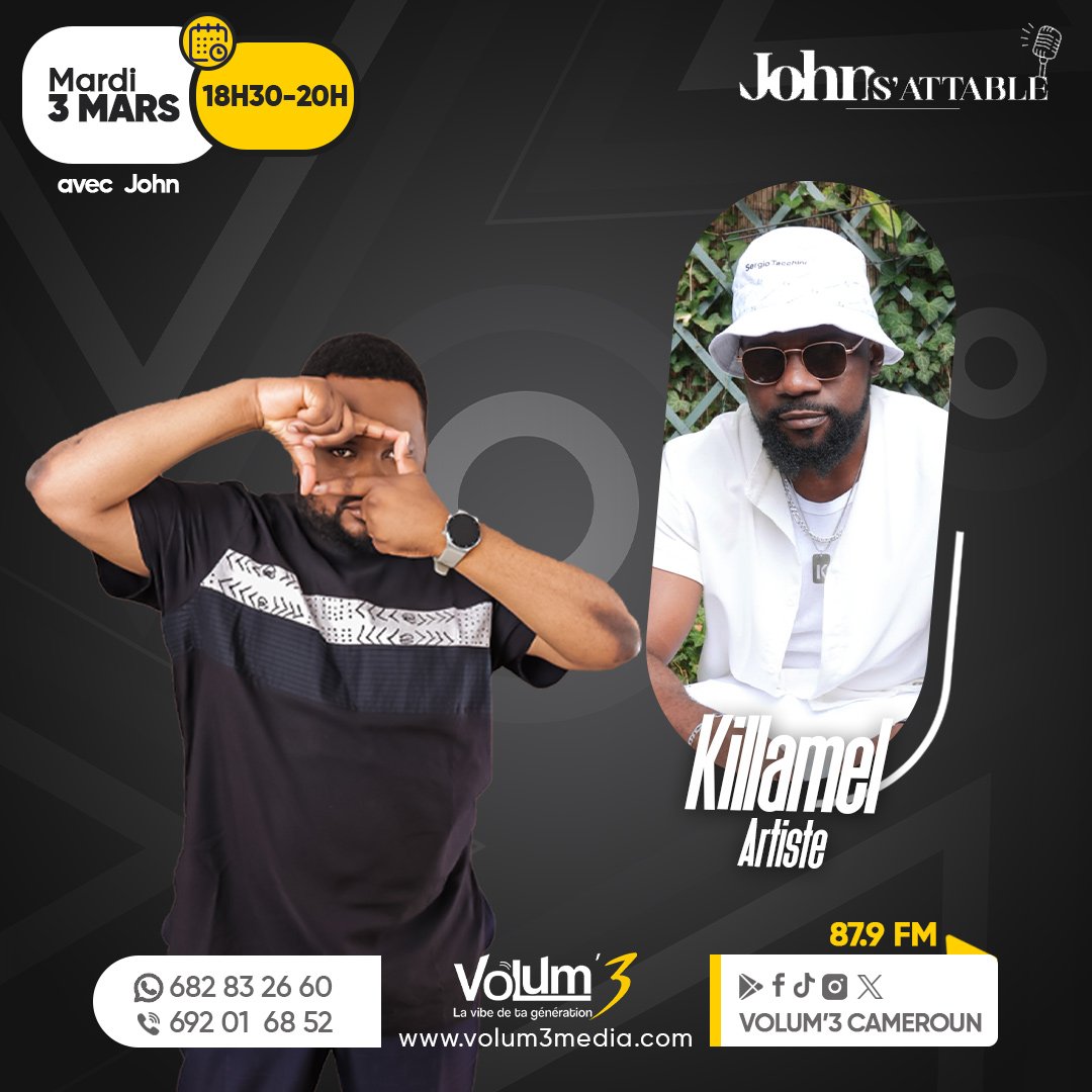 Volum'3 Cameroun tweet media