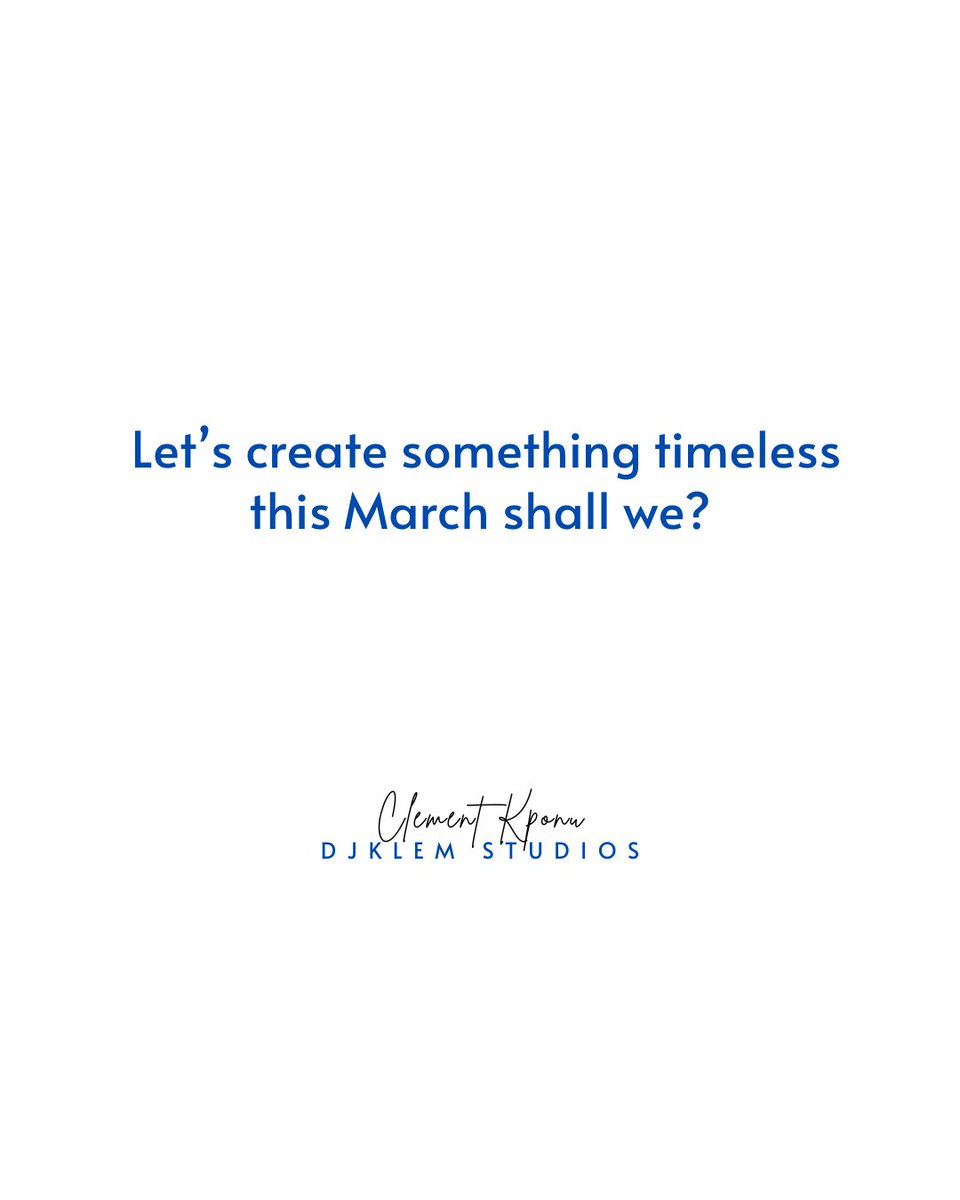 Deejay_Klem's tweet image. New month, new goals!. 
At Djklem Studios, we’re kicking off March with a focus on timeless production. Whether you’re an artist or a producer, let’s commit to excellence over trends this month. Let’s create!

 #djklemstudios #musicproduction #nigerianmusic #musiccomposition