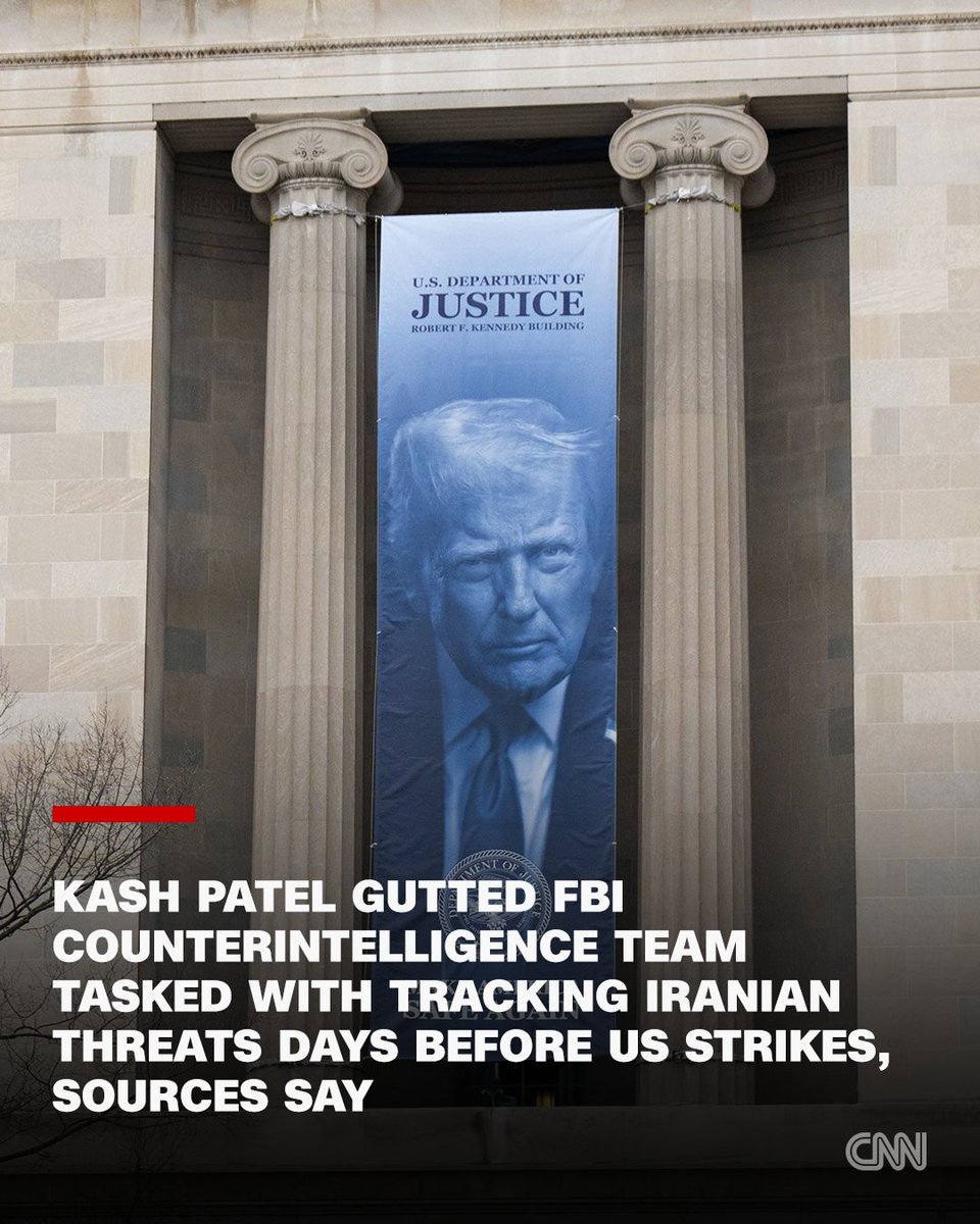 Just days before the United States launched a major military operation in Iran, FBI Director Kash Patel fired a dozen agents and staff members from a counterintelligence unit tasked with monitoring threats from Iran, according to two sources familiar with the matter.