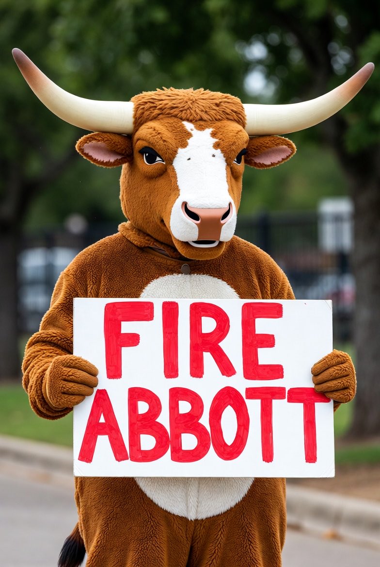 Hey TEXAS!!!!

Are we firing Greg Abbott today?!?