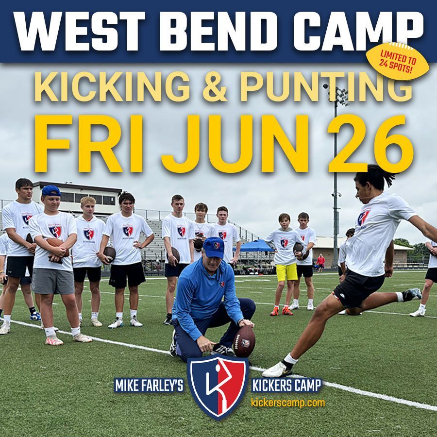 Mike Farley's Kickers Camp tweet media