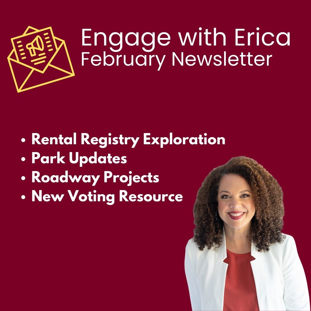 EricaSLOCity's tweet photo. Exploring a Rental Registry in SLO - https://t.co/kNk44lpL6q In this month’s issue of Engage with Erica, we talk about rental registries, safer roadways, updates to local parks, and a new resource for voting in the November election. https://t.co/dSfbbs0NKQ
