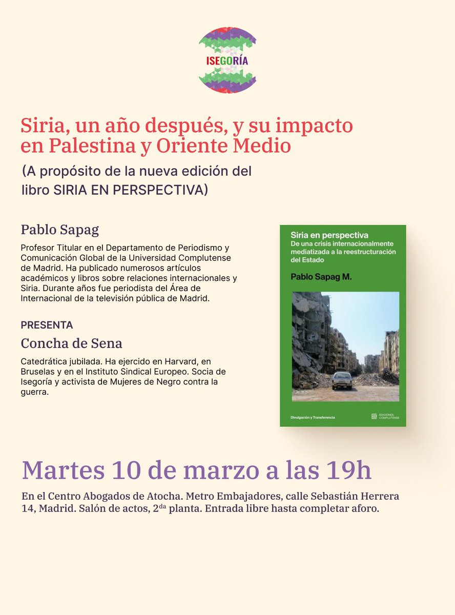 Asociación ISEGORÍA tweet media