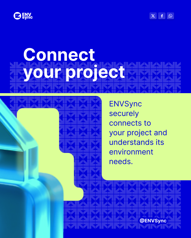 envsync's tweet photo. Slide 2: It starts by connecting to your project.

ENVSync securely plugs in, reads your environment needs, and figures out what’s required before anyone starts copying files or guessing configs.

More tomorrow.

#DevOps
#SoftwareDevelopment
#Envsync https://t.co/gUUqcnS0ks