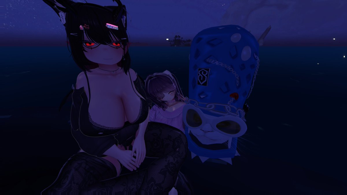 bobwithbrackets's tweet photo. feeshing with da @Lychee_VR @kao_at123 https://t.co/obFAu90j18