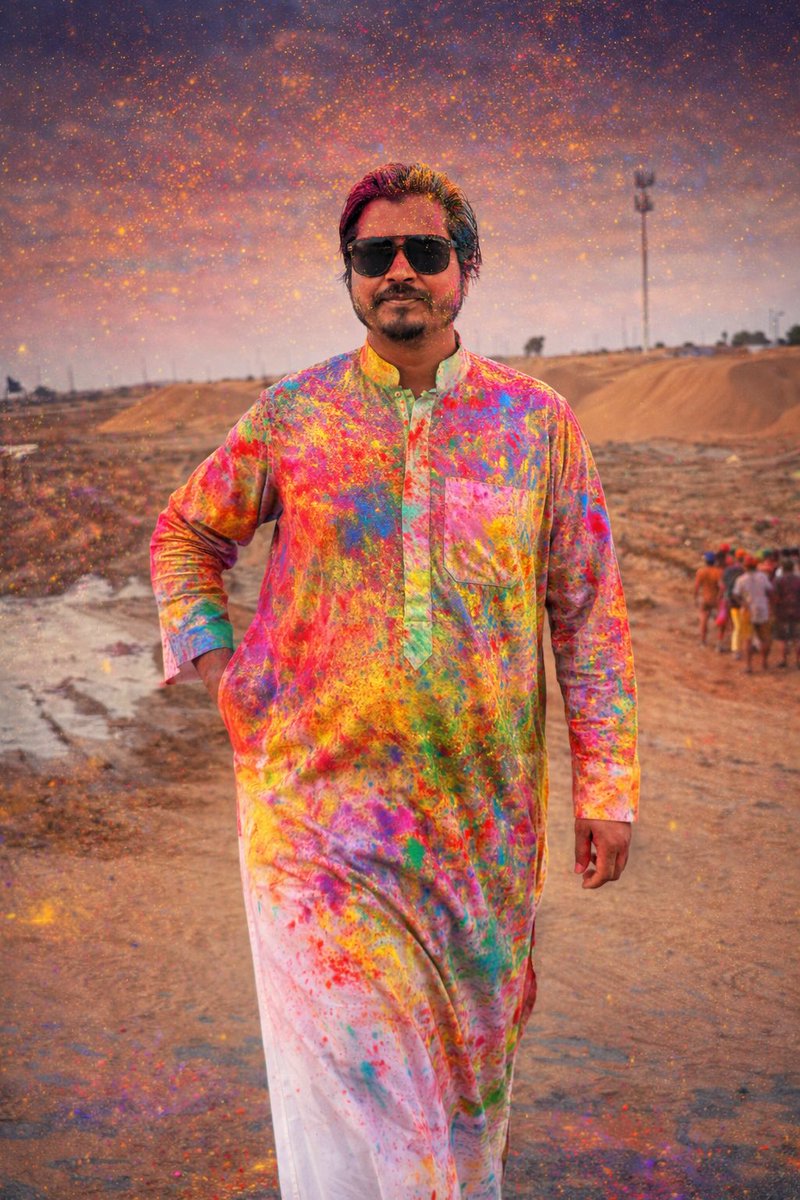 raghavsapa's tweet photo. “Happy Holi! 🌈 Rangon ka blast 💥😎 #Holi2026”
“Rang + Masti = Perfect Holi! 🟢🟠 #ViralHoli”
“Colors high, vibes higher! 🔥💛 #HappyHoli”
“Rango ki baarish! 🌸 Full-on celebration 😎 #HoliVibes”
Swag + Holi = Masti unlimited! 💥🌈 #HoliFun” https://t.co/ggI1UKofeH