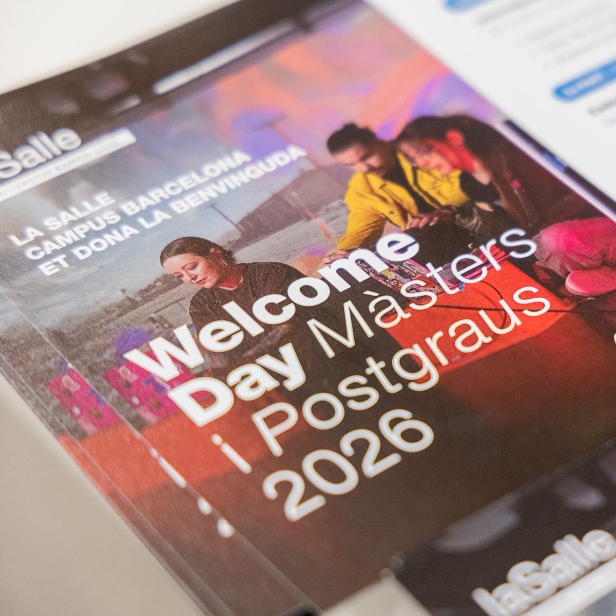LaSalleBCN's tweet photo. #LSWelcomeDay vibes 👋 We’ve welcomed our new Master’s & Postgraduate students, the 2nd intake for La Salle-URL’s 2025–2026 Master’s programmes. Around 300 students joining on campus and online from many places, ready to learn, grow & make an impact 🌍🚀
#LSMasters https://t.co/H9B5pIPuYR