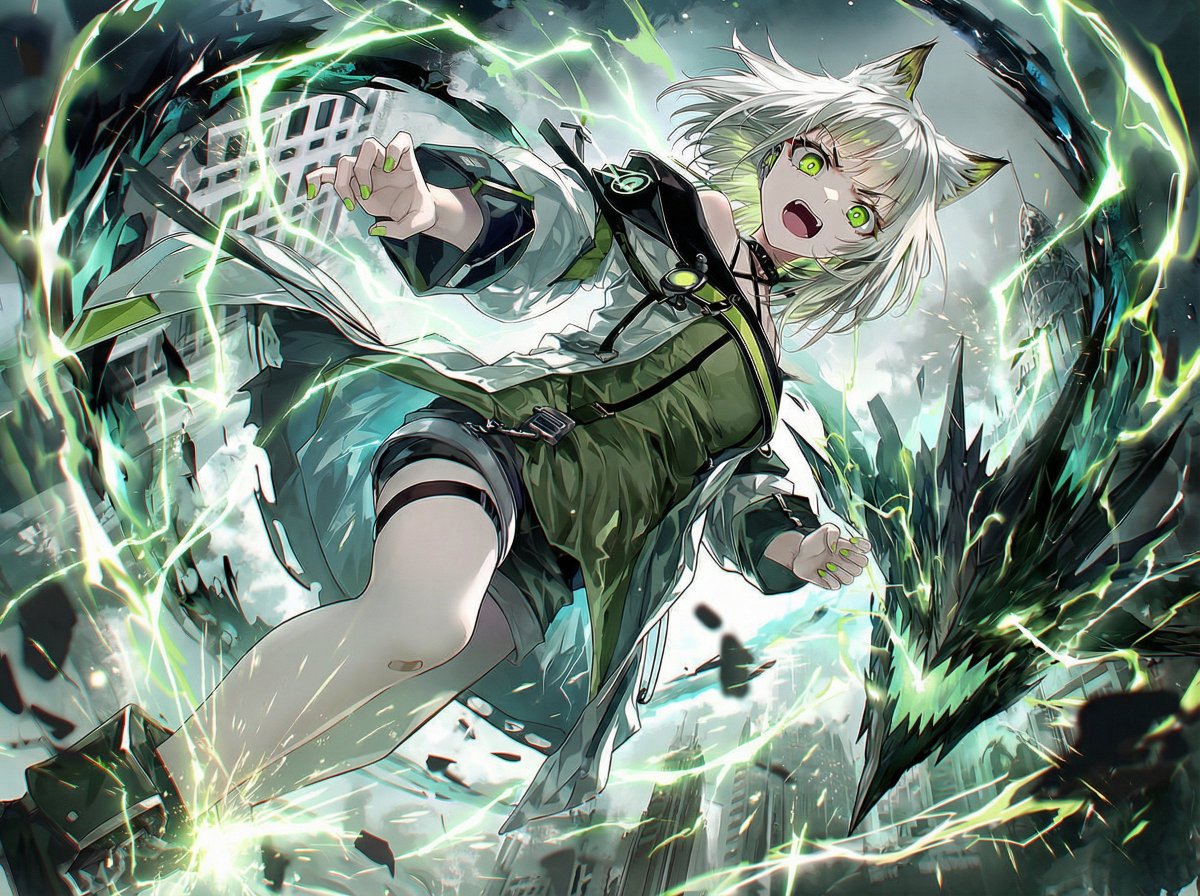 見下ろし視点でカッコいいケルシー先生 #アークナイツ #明日方舟