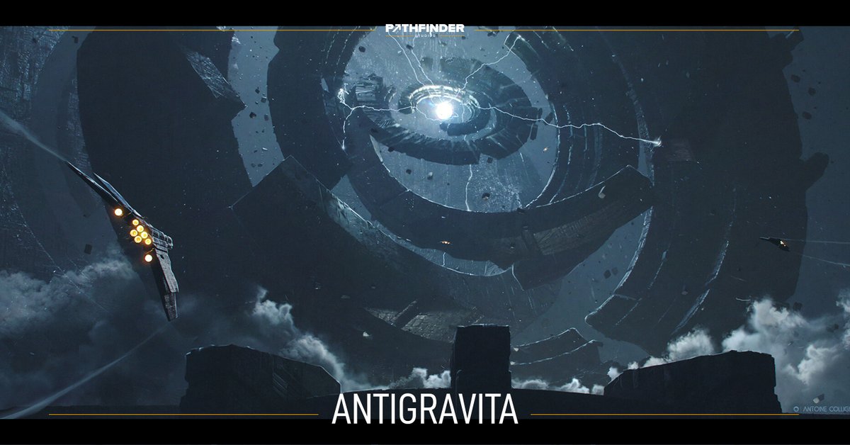 PathfinderArts's tweet photo. For the coming 2 weeks we'll be posting about concept art structures with @antoine_collignon kicking it off with his personal project "AntiGravita". https://t.co/v2SJgzIuUY