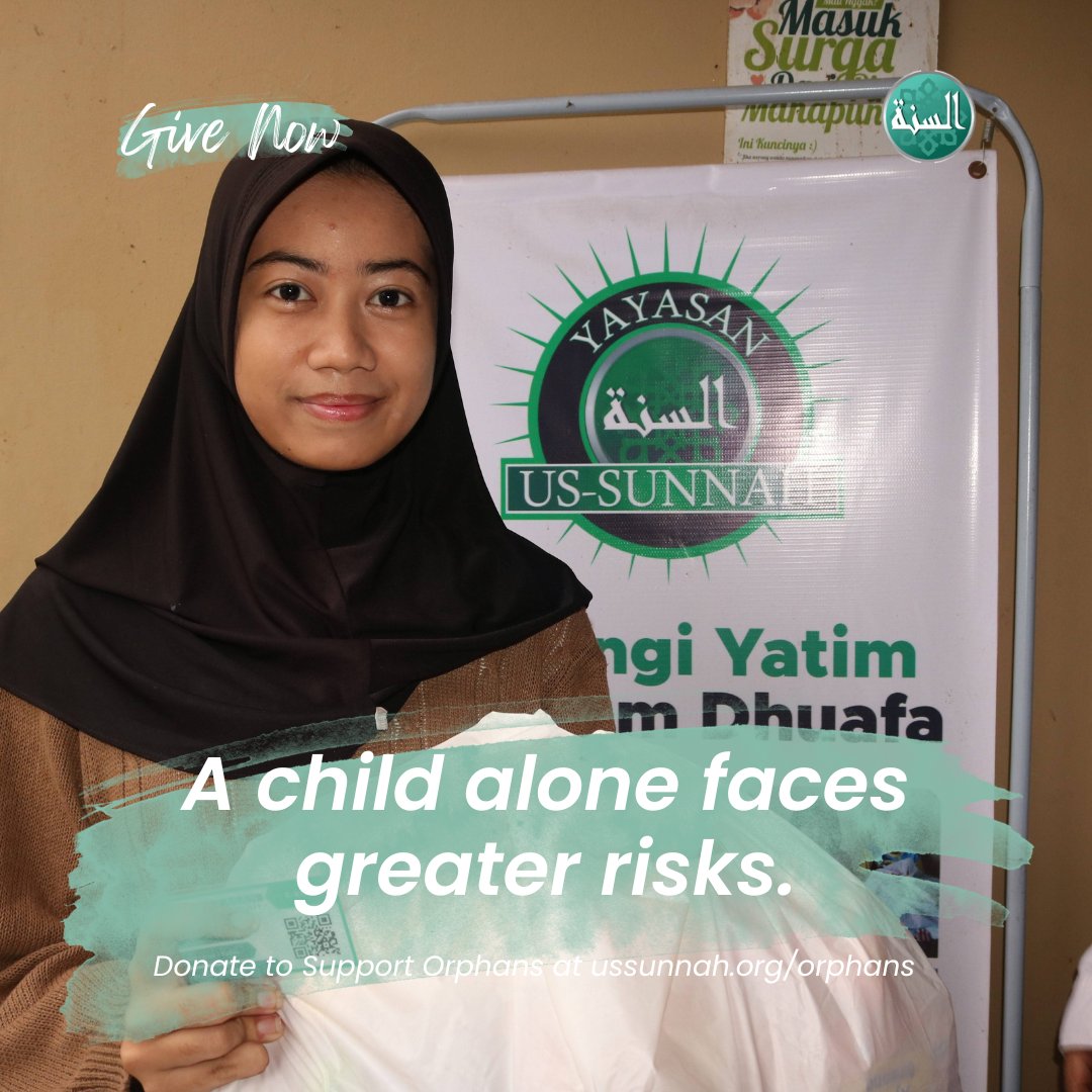 ussunnah.org/ramadan

A child alone faces greater risks. Your action reduces those risks.

#Quran #Hadith #IslamicReminder #Sunnah #Deen #Faith #IslamicQuotes