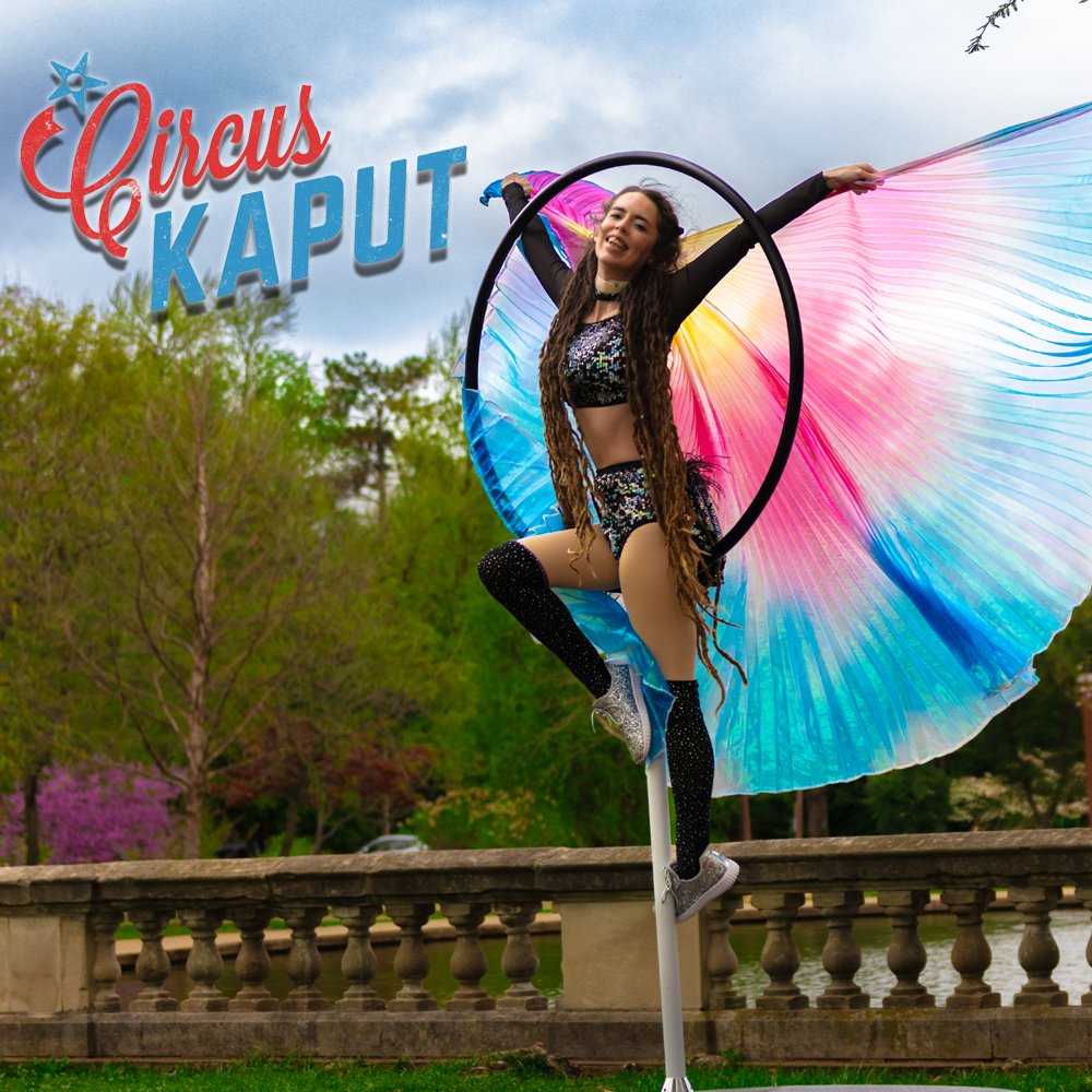 Book an aerialist with Circus Kaput for your next event
