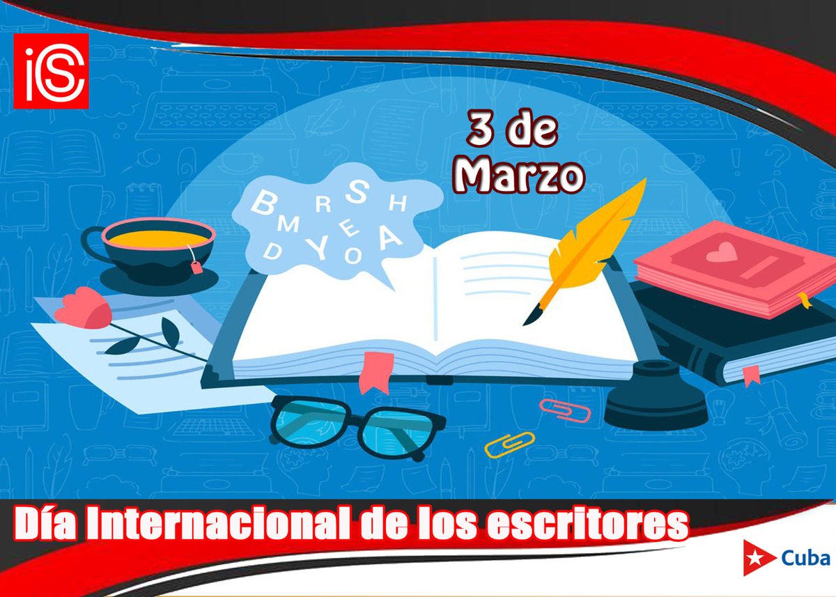 ✍️Cada 3 de marzo se conmemora el Día Internacional de los Escritores, una fecha dedicada a honrar la creatividad y el legado de quienes han dado vida a la literatura a través de sus palabras.

🎉Muchas gracias a quienes educan e informan con el arte de la palabra escrita.