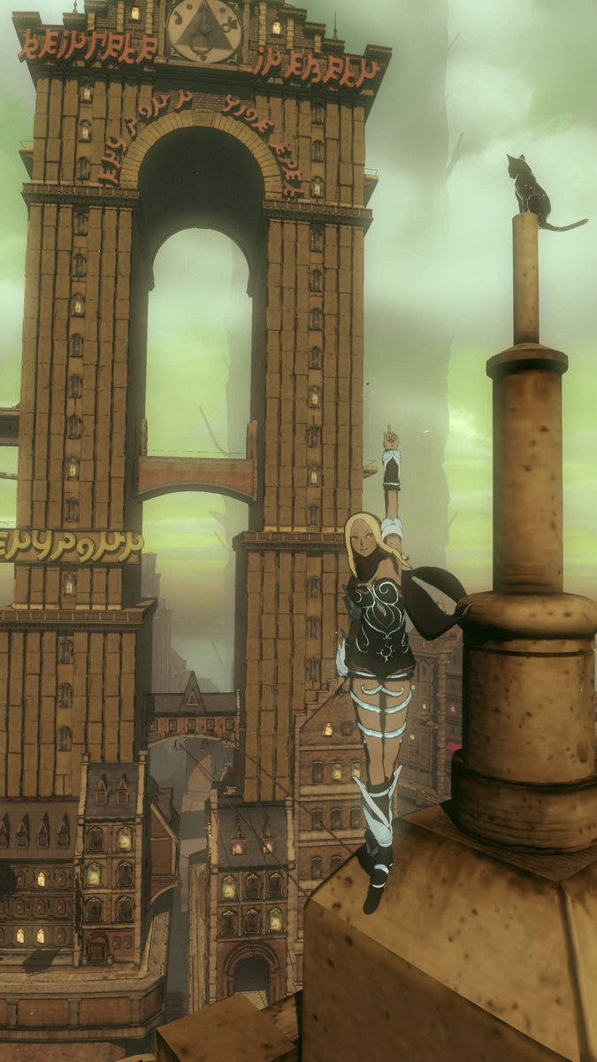 bondreston's tweet photo. #gravityrush2 🐈‍⬛ https://t.co/0MxmcYGBb5