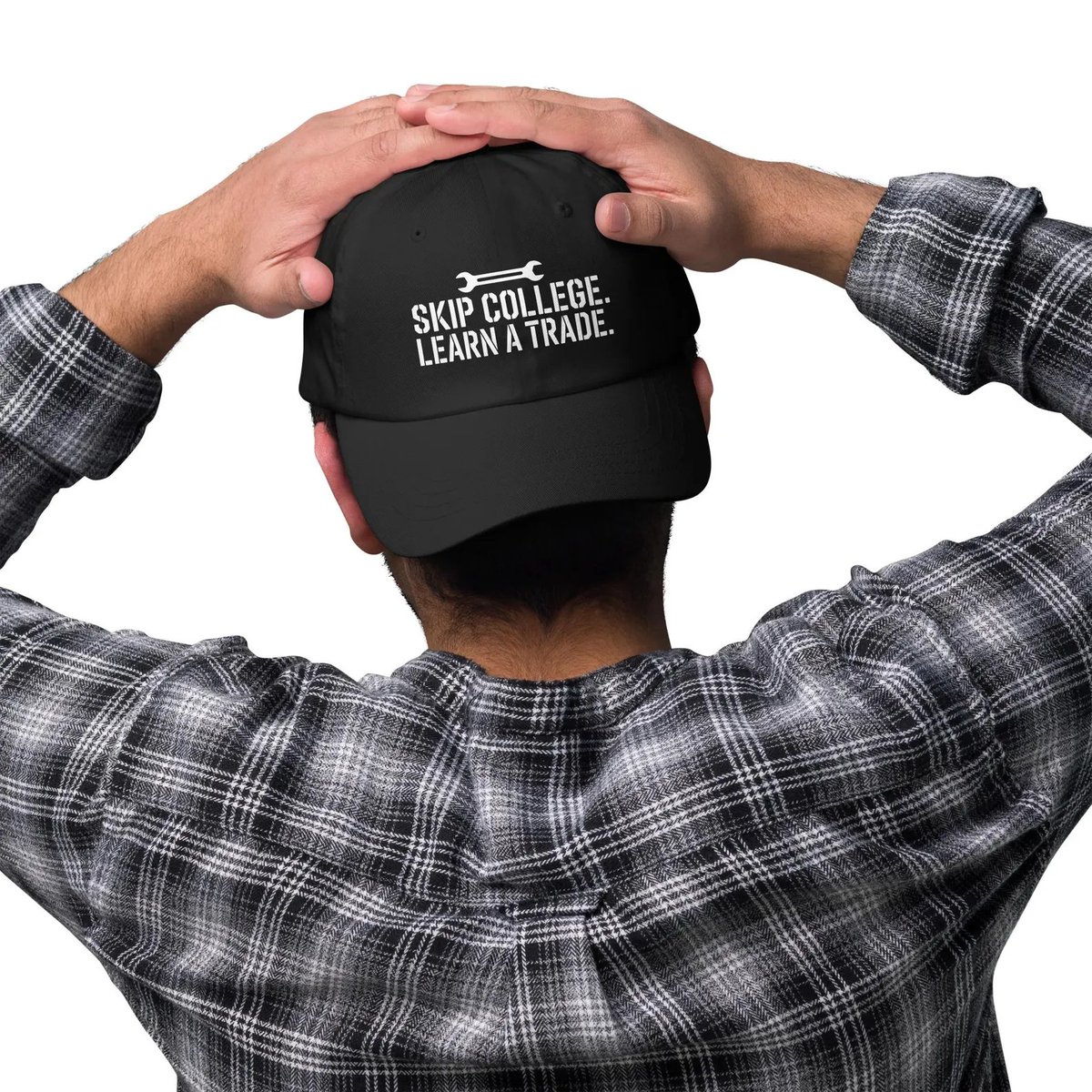 LibertyGiftShop's tweet photo. Electricians, plumbers, welders — this one's for you.
No loans, real skills, freedom on your terms.
SKIP COLLEGE. LEARN A TRADE.
Hat drops truth. Link in bio 🛠️
#SkilledTrades #BlueCollar #Tradesman #Electrician #Plumber #Welder #LearnATrade https://t.co/qK2u9tyNWg