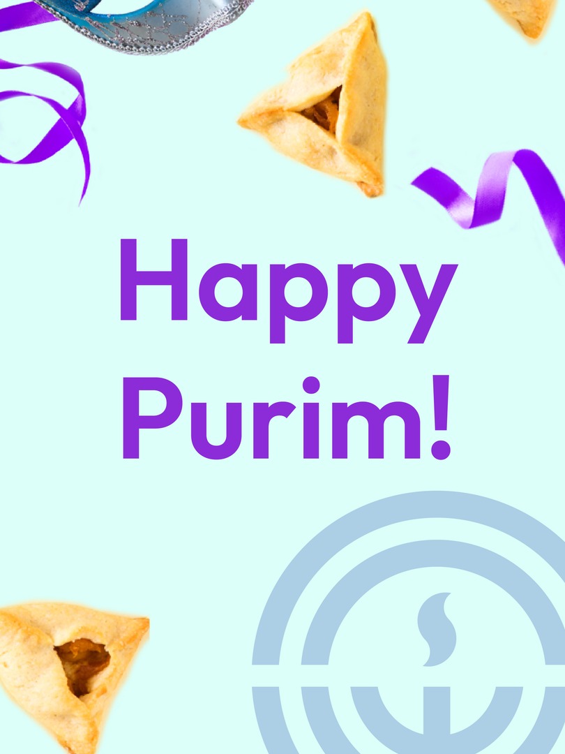JFGW's tweet photo. Chag Purim Sameach! 🎭 

As we celebrate together, we know many are holding worry in their hearts as events continue to unfold in Israel and across the region. We draw strength from the story of Queen Esther, whose courage reminds us of resilience and community. https://t.co/LnNmJ0bGEZ
