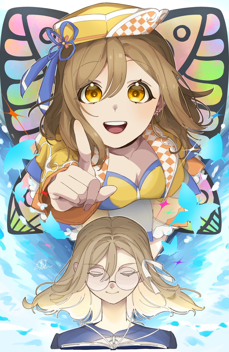 rakko_no_yu_uyu's tweet photo. 動き出したミライへ！

#lovelive #Aqours 
#国木田花丸生誕祭2026 
#国木田花丸誕生祭2026 https://t.co/pPzJLuzvY3