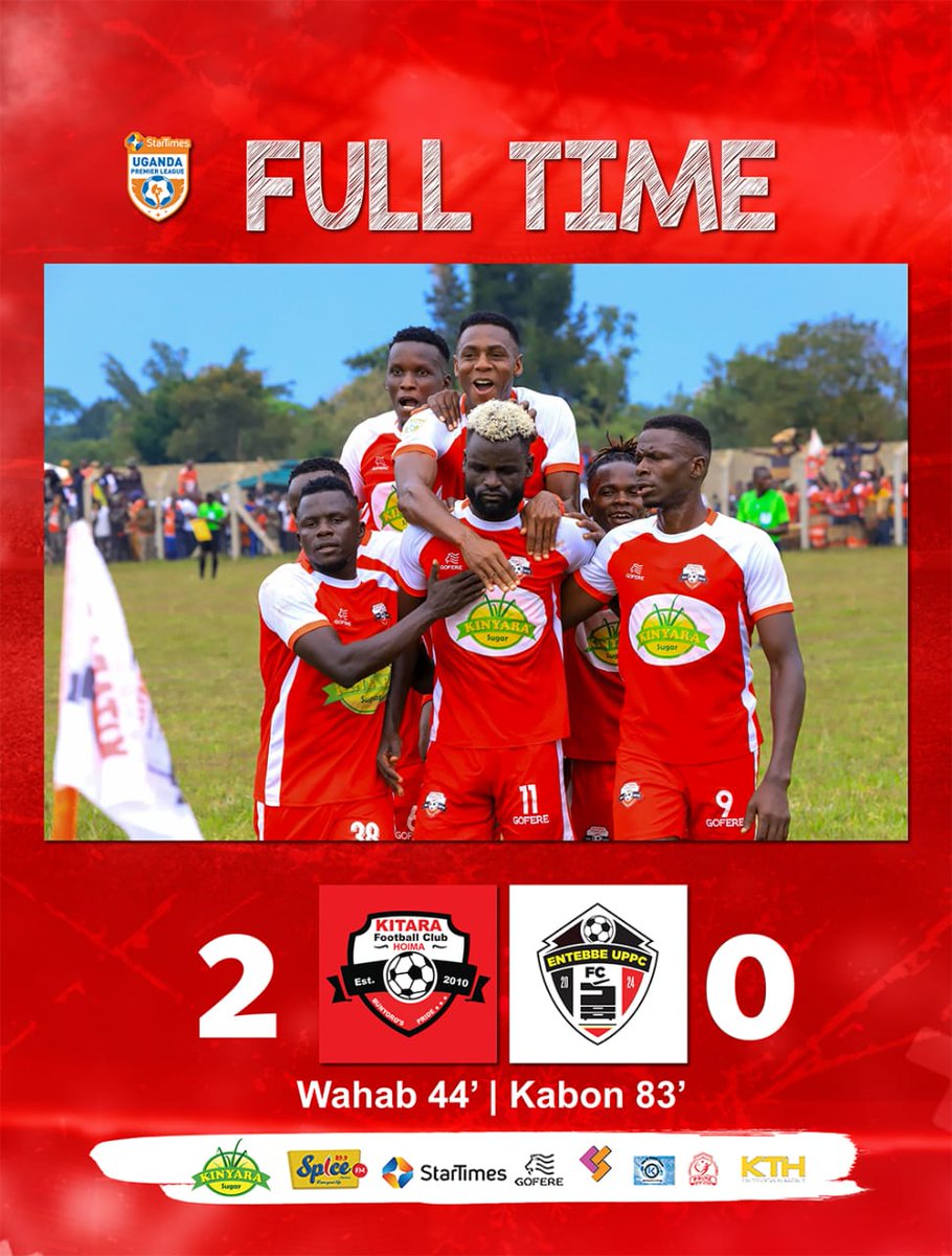 IsmaelKiyonga's tweet image. .@KitarafcHoima move top of the @UPL with a win over @UPPC_FC and thus ends the side's unbeaten streak and clean sheets. 

However, @VipersSC have a chance to reclaim 🔝 if they beat @LugaziFC at 8pm.

Elsewhere, @Bulfc1 won 2-0 against Cops at Kiira Road

#UPLLive
