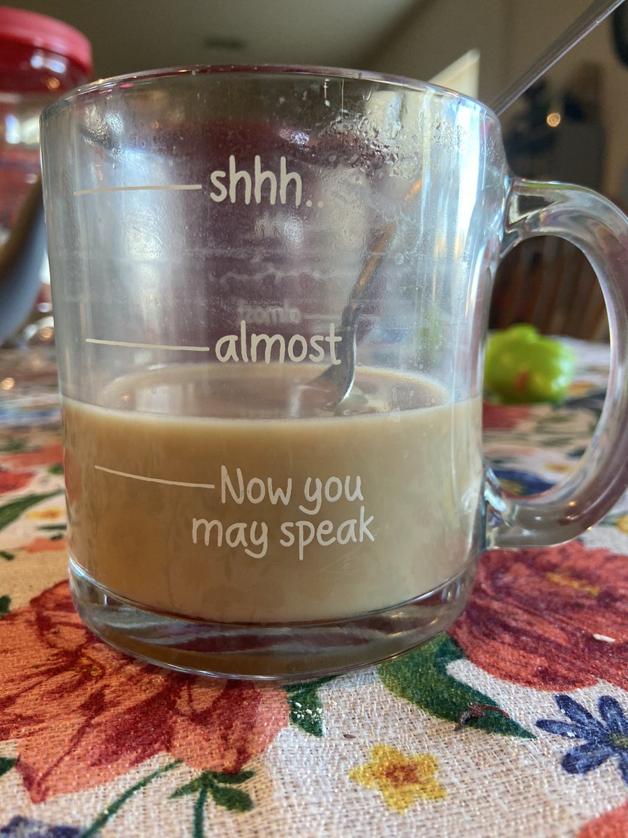 It’s that kind of morning…