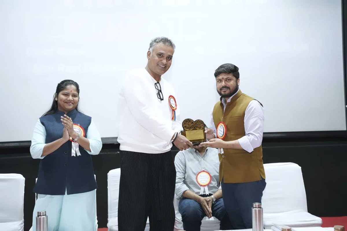 nsffmumbai's tweet photo. The National Students’ Film Festival (NSFF) 2026, organized by the National Art Forum (Rashtriya Kala Manch), concluded successfully in an electrifying and creative atmosphere at the University of Mumbai.

From the perspective of ABVP, this festival was not merely a cinematic https://t.co/7qcneqKGXT
