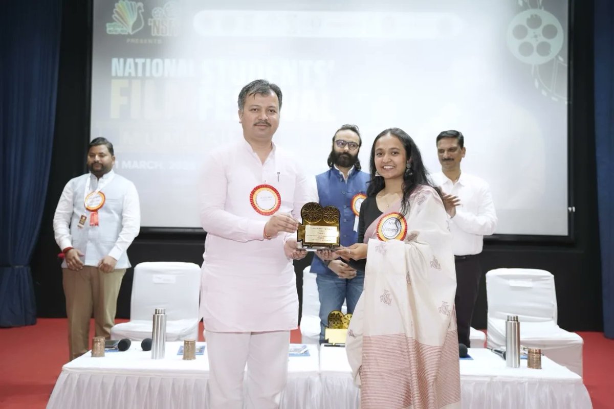 nsffmumbai's tweet photo. The National Students’ Film Festival (NSFF) 2026, organized by the National Art Forum (Rashtriya Kala Manch), concluded successfully in an electrifying and creative atmosphere at the University of Mumbai.

From the perspective of ABVP, this festival was not merely a cinematic https://t.co/7qcneqKGXT