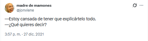 Futaugas's tweet image. ¿Qué quieres decir?
#Cansada #Explicar #Todo.