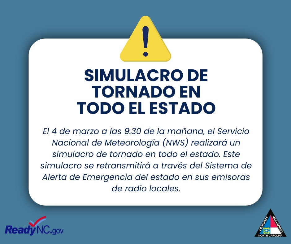 NC Emergency Management tweet media