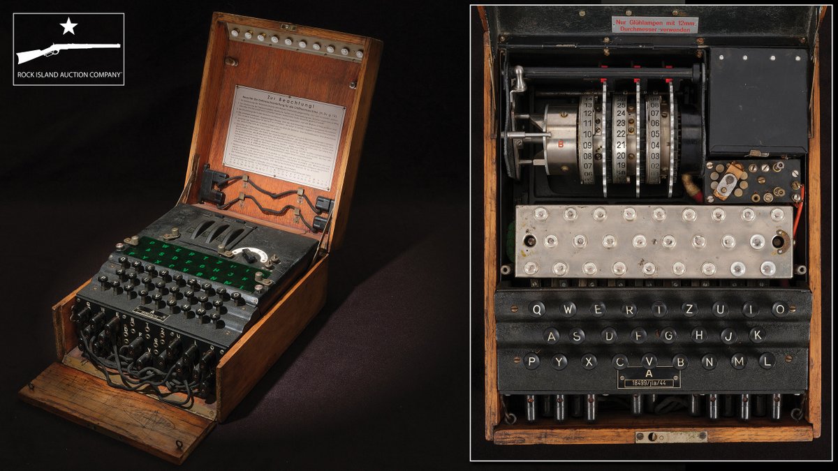 luxurylifestyle's tweet image. Ultra-Rare WWII German Enigma Machine: Masterpiece of Military Codebreaking History Heads to Auction luxurylifestyle.com/headlines/ultr… #firearms #firearmscollection #militaryantiques #auction