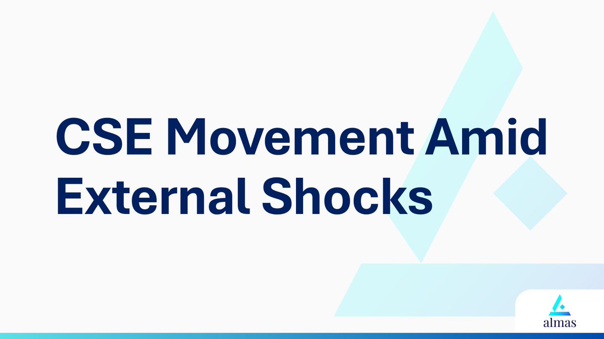 CSE Movement Amid External Shocks

The ASPI’s post shock path shows a consistent mean reversion pattern, with drawdowns being absorbed quickly and followed by a rebound to prior levels or higher. For investors, this implies shocks have tended to be valuation resets rather than