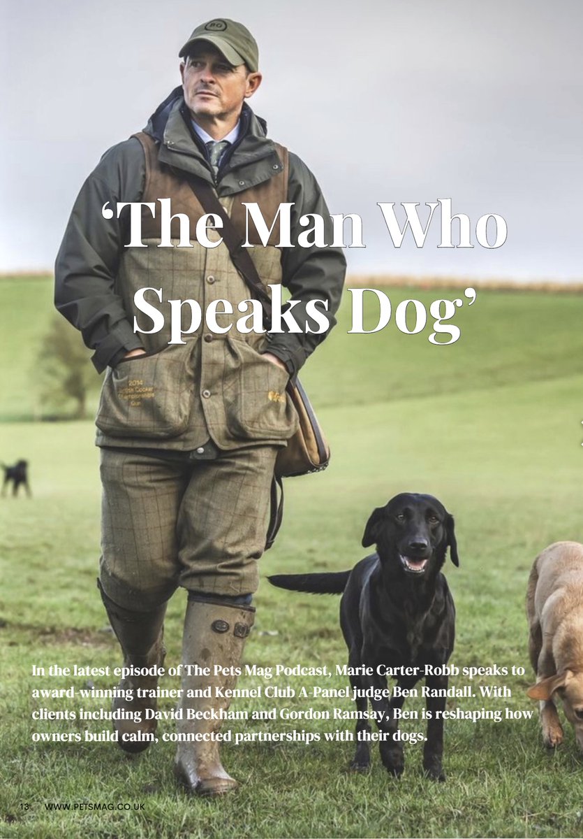 Pets_Mag's tweet image. Barking isn’t the problem – it’s the symptom.

In Episode 13 of The Pets Mag Podcast, Marie Carter-Robb sits down with award-winning trainer and Kennel Club A-Panel judge Ben Randall – ‘The Man Who Speaks Dog’.

Listen now: petsmag.co.uk/podcast

#dogs #dogtraining #podcast