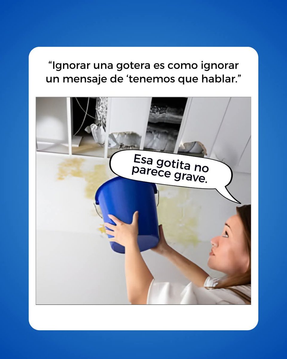 Empieza con un ploc… ploc… inocente y acabas poniendo un cubo en mitad del salón 🪣💧

Consejo real: si algo gotea hoy, mañana no será más pequeño.

👉 ¿Eres de los que lo arregla al momento o del club “ya veremos”?

#Servicios #Profesionales