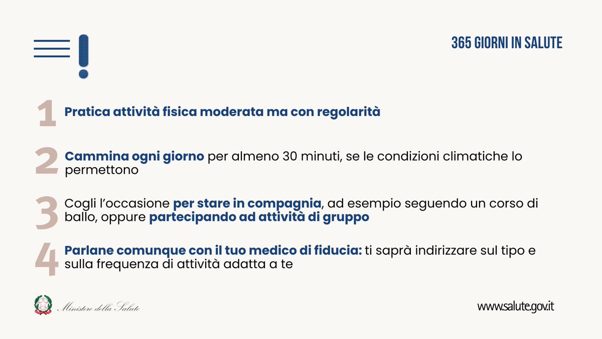MinisteroSalute's tweet photo. Prendersi cura della propria salute, a ogni età, è un atto di responsabilità verso sé stessi e verso la comunità, ma anche un gesto d’amore per le persone care. 
👉 Continua a seguirci e se non l’hai ancora fatto, scarica il Calendario della salute:
https://t.co/CTvBgHbuZP https://t.co/cR3nZmzJDT