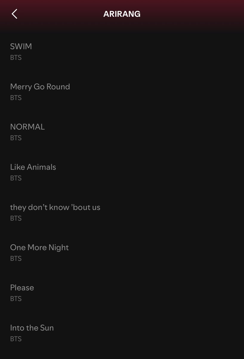 archiveforJK's tweet photo. HELLO WE GOT ARIRANG’S TRACKLIST???? https://t.co/aKuSqChlyD
