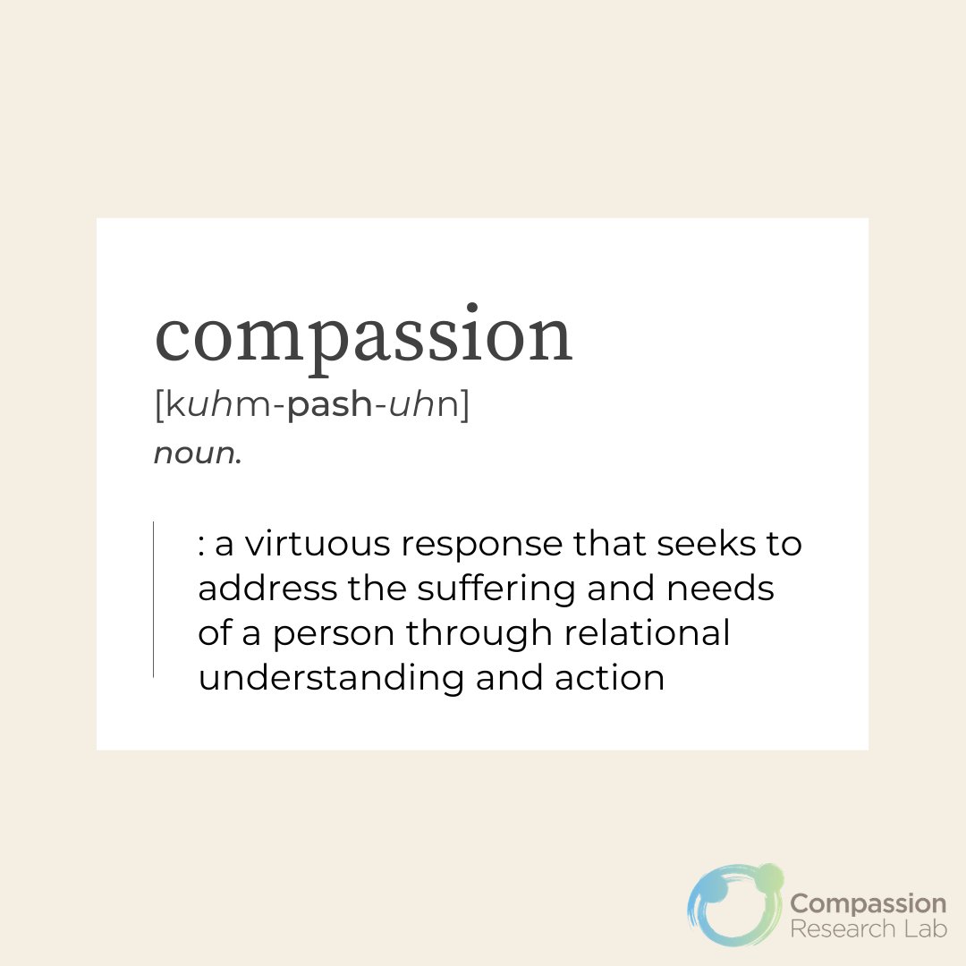 CRLinaction's tweet image. Why not just use a dictionary definition of compassion? Because we believed it was essential to validate an evidence-informed definition—grounded in nearly a decade of research centered on patients’ and healthcare providers’ experiences.
#patientexperience #compassionatecare