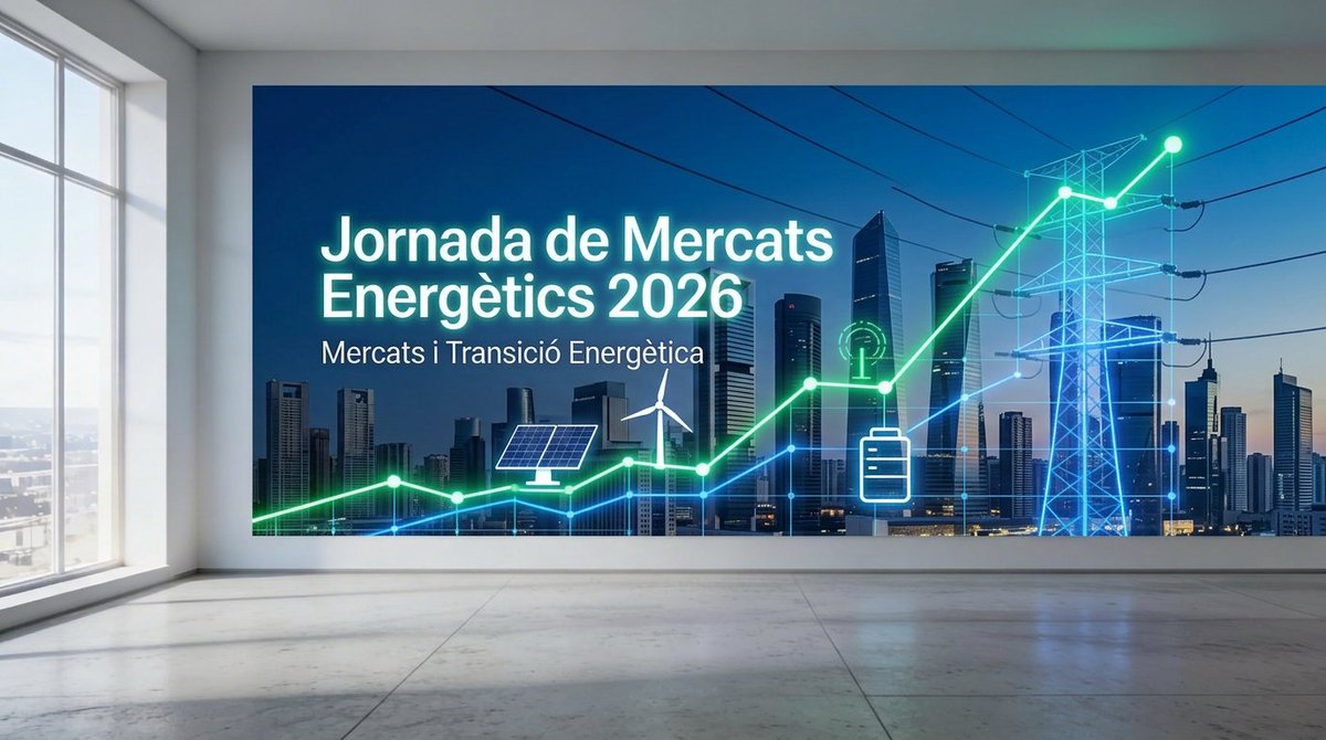 energiacat's tweet photo. ⚡ Jornada de #MercatsEnergètics 2026

📅 5 març | ⏰ 9:30-13:30h 
📍 Port Olímpic, Barcelona

Electricitat, transport, distribució i cogeneració. 
Organitza 🤝 Grup de Gestors Energètics 
#TransicióEnergètica

👉 https://t.co/P72DBzUwGI https://t.co/oVvUS2AGF9