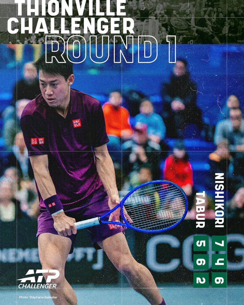 Nishikori moves 🔛 The former World No.4 defeats a higher-ranked