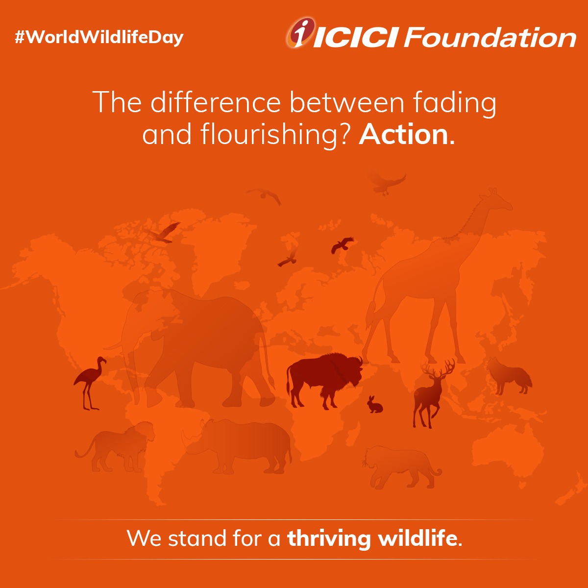 ICICIFoundation's tweet photo. Strengthening Forests, Sustaining Wildlife

Wildlife conservation begins with restoring ecosystems. By supporting habitat development through grasslands, strengthening water systems through check dams, ponds, culverts and watering holes, renewable energy through off grid and on grid solar and solar borewells, security and surveillance support through camera traps, fire fighting equipment, patrolling vehicles and rescue vans and livelihood support for periphery areas, we are helping create habitats that support life in all its forms.

On #WorldWildlifeDay, we continue working toward forests that are stronger, richer, and more resilient for wildlife to flourish! 

#WorldWildlifeDay2025 #Wildlife #Biodiversity #ICICIFoundation