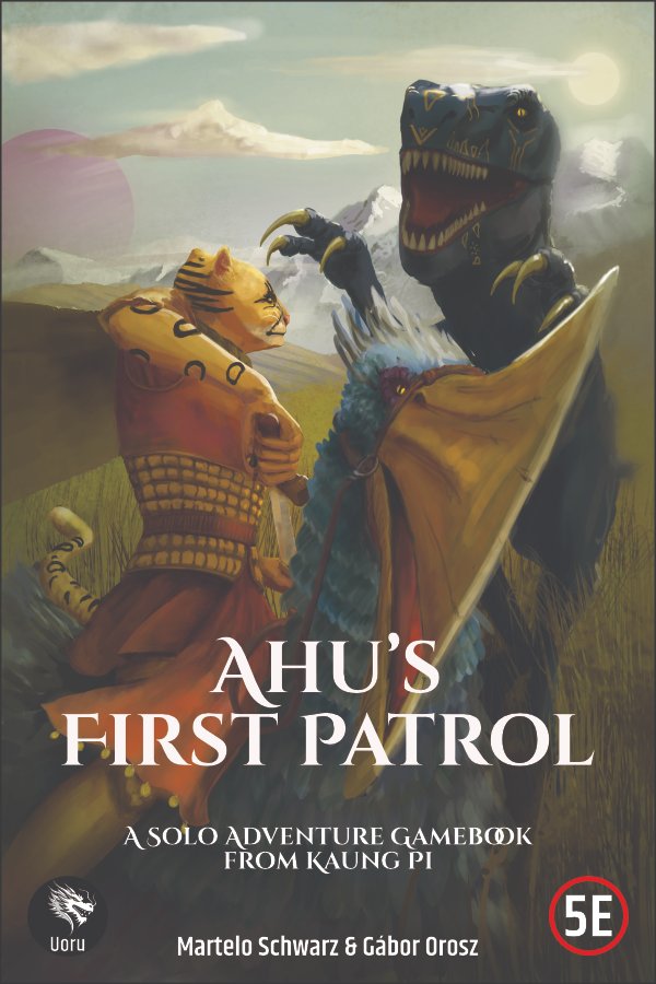 The patrol begins today.

Ahu’s First Patrol is LIVE on Kickstarter — a replayable solo D&amp;D 5e adventure gamebook. No group needed. Beginner-friendly. Story-driven.

No AI art.

Start your journey:
kickstarter.com/projects/marte…
#dnd #ttrpg #gamebook