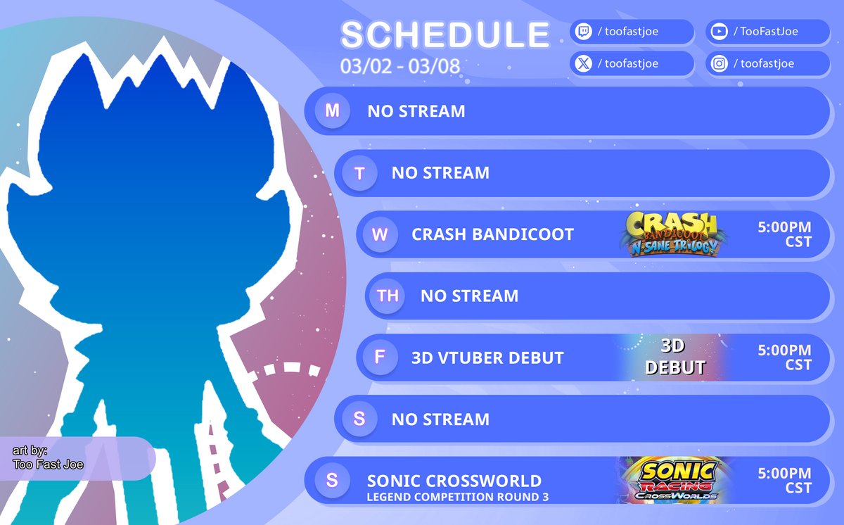 Too Fast Joe | Sonic VTuber tweet media